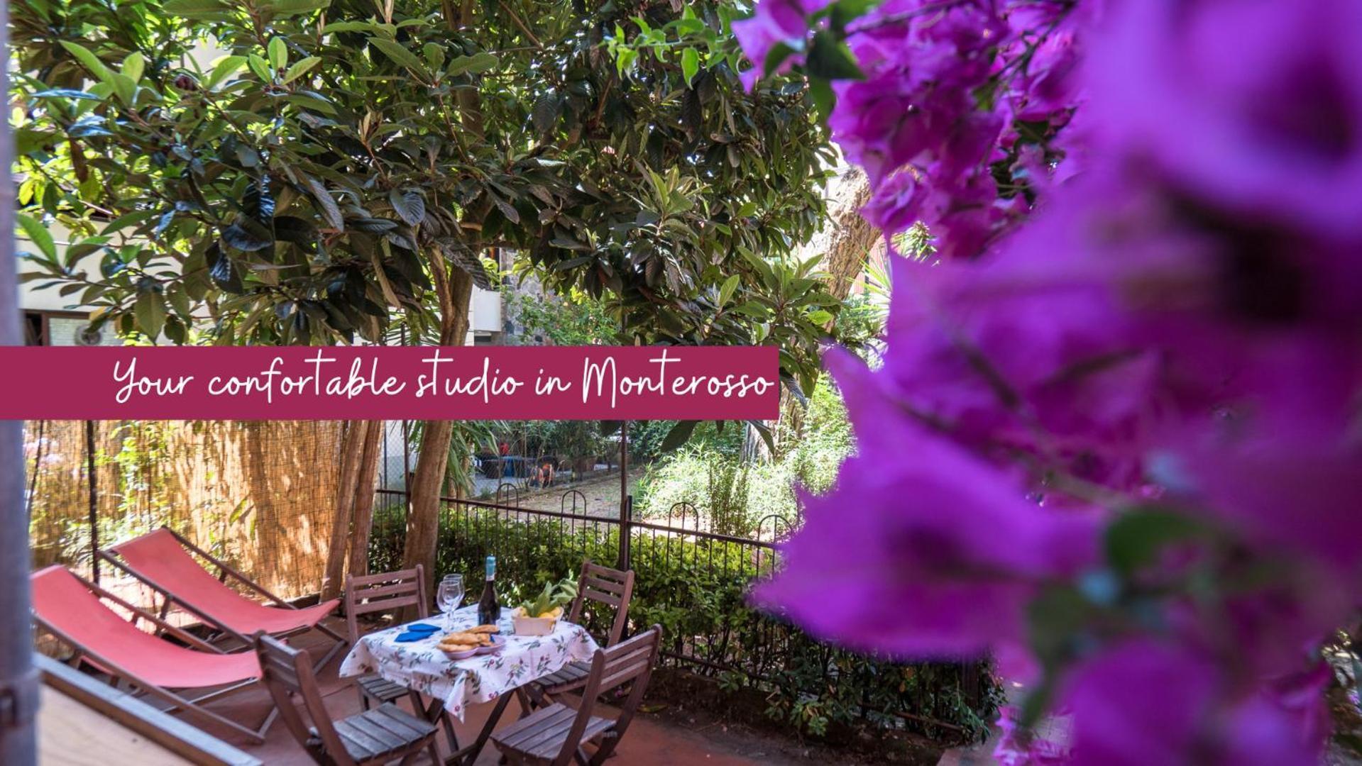Il Giardino Di Ada Ground Floor Studio With Ac And Patio Monterosso al Mare Kültér fotó